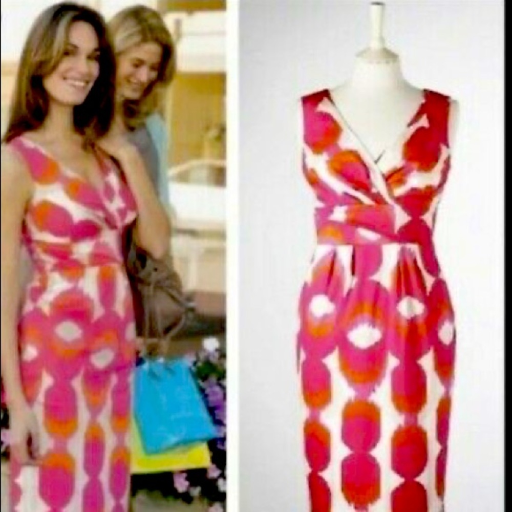 Boden silk ikat dress 👗😍